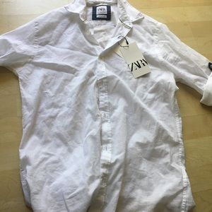 Zara white blouse